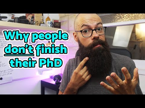 4 reasons people do not finish their PhD | The most common!