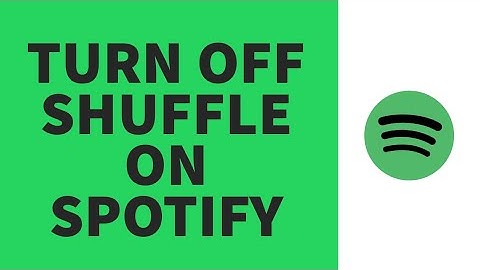 How To Turn Off Shuffle On Spotify (2023)