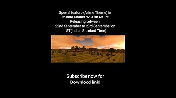 Best shader with Anime Style Colouring for MCPE no lag!!! No clickbait! Support 1.17+