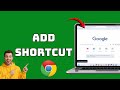 How to Add Shortcut in Google Chrome?