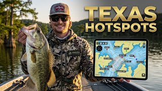 Texas Bass Fishing Hotspots and Waypoints | Proven Lake Maps for Better Bass