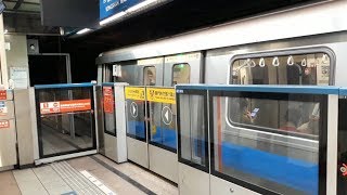 台北捷運(メトロ) 321型/341型 SIEMENS GTO/IGBT 龍山寺站列車紀錄