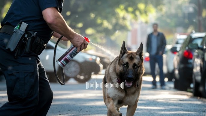 🚔🐶 A Cop Sprayed a Stray Dog With Pepper Spray – What Happened Next Shocked Everyone! 😢💔 - YouTube