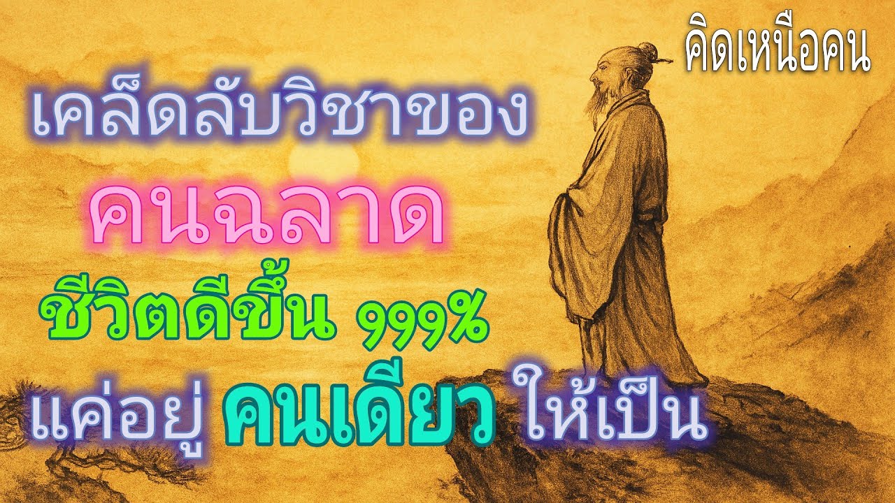 เคล็ดลับวิชาของ คนฉลาด ชีวิตดีขึ้น 999% แค่อยู่คนเดียวให้เป็น | คิดเหนือคน | คนเหนือคน | Podcast