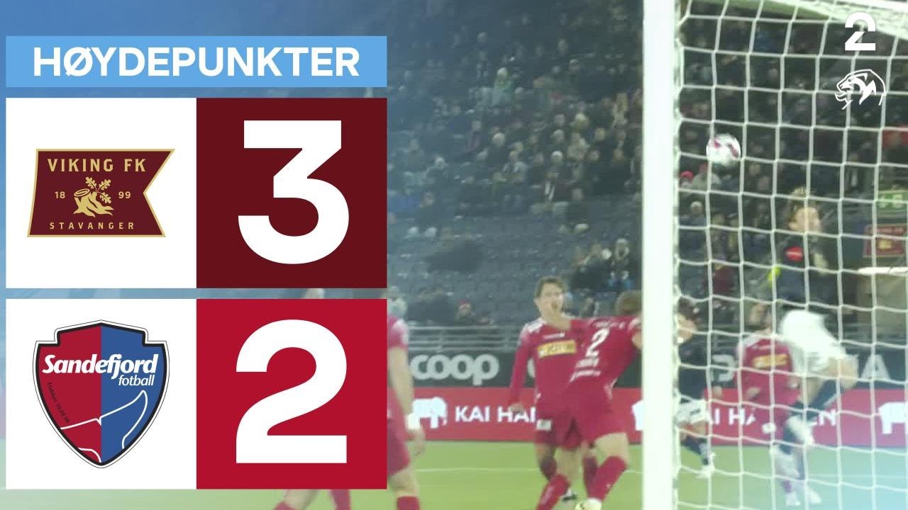 Viking 3 - 2 Sandefjord - Høydepunkter