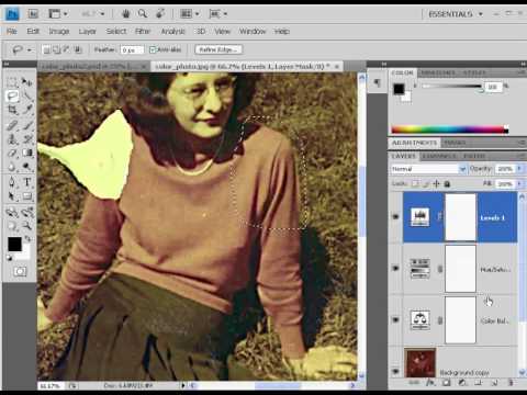 How to restore a damaged photograph in Photoshop CS - Part 