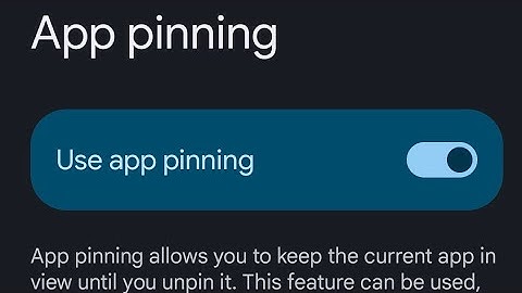 How to pin and unpin apps on your screen on android 14 phones