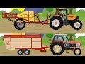 Agricultural machinery story. Cartoon for kids | Maszyny rolnicze | Kreskówki dla dzieci - Traktory