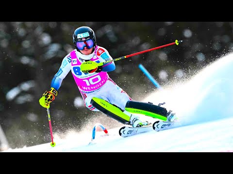 Atle Lie MCGRATH  Winner  Slalom Run 1  Wengen SUI  2024