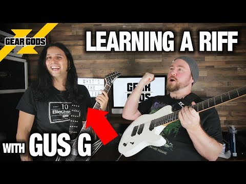 Learning a Riff with GUS G | GEAR GODS