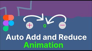 Plus and Reduce Counter Animation On Figma | UX & UI Design screenshot 4