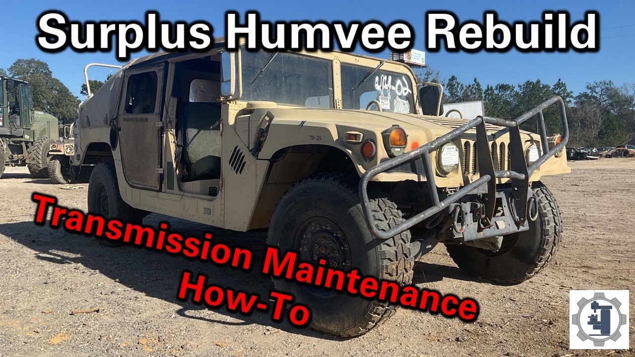 Surplus Humvee Build Transmission Maintenance How To 05 YouTube