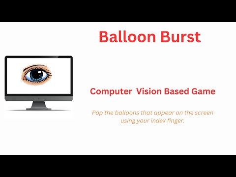 Balloon Burst Game using Computer Vision