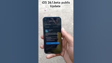 iOS 26.1.beta update public iPhone 12mini #vairal