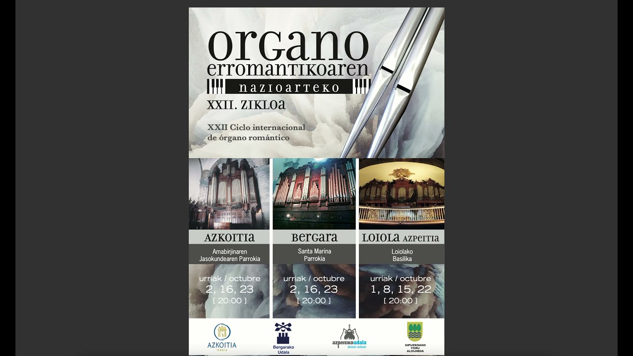 BEN VAN OOSTEN organ player | Azkoitin, 2021ko Urriak 2