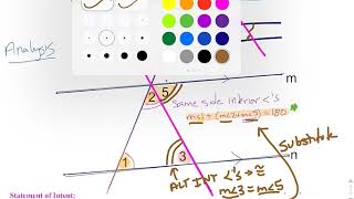 Famous Proof using Same Side Interior Angles Profile