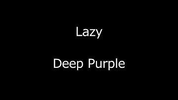 Lazy Deep Purple guitar bass tab score