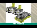 RYOBI 18 V ONE+ Akku-Starterset mit 2 High Energy Akkus 5,0 Ah und SchnellladegerÃ¤t, erhÃ¶hte
