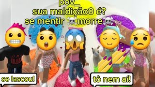 história roblox com slime pov _sua maldição  é? se mentir morrê☠️ muito lacre💅😌 especial 40k