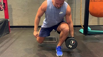 Workout Demos - Lower Body - Compound/Quads - Bulgarian Split Squat (1 Arm Dumbbell)