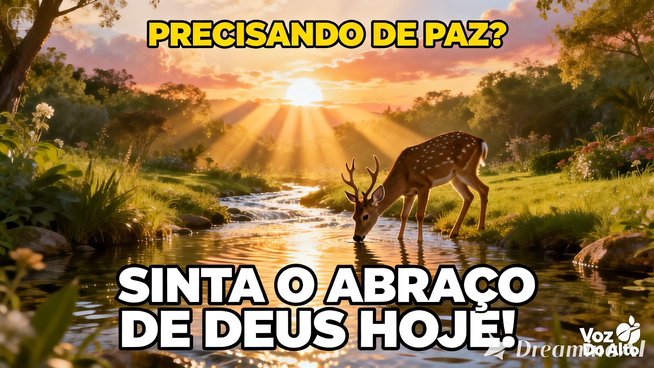 PRECISANDO DE PAZ? Sinta o Abraço de Deus na Sua Casa Hoje (Salmo 42) 🕊️✨