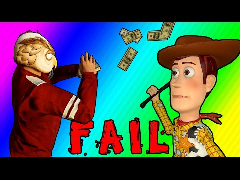 GTA 5 Online Chaos and Gmod Deathrun Jeffrey's Island BTS! (Day of Failure)