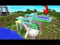 CONSTRUÍ A PISCINA NA MINHA CASA NO MUNDO LOPERS E RAFAEL NO MINECRAFT