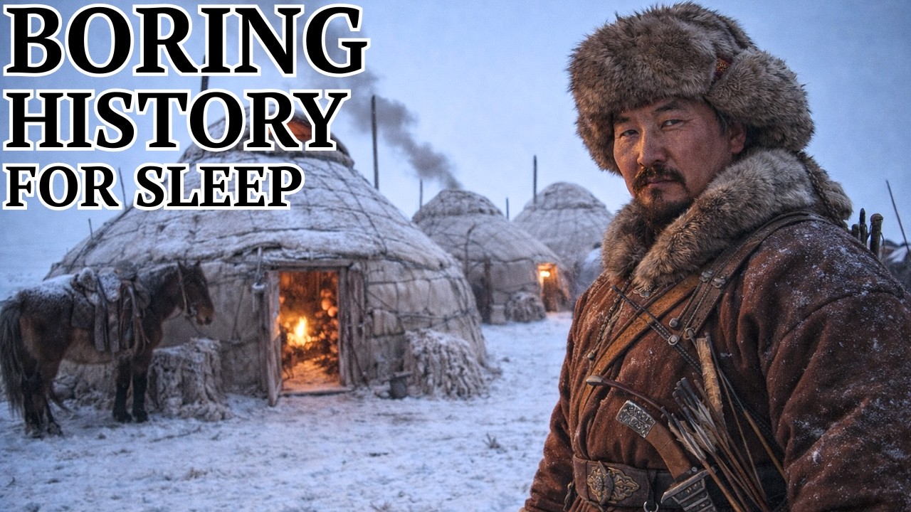 How Did the Mongols Survive the Coldest Winters Without Freezing | Relaxing History for Sleep