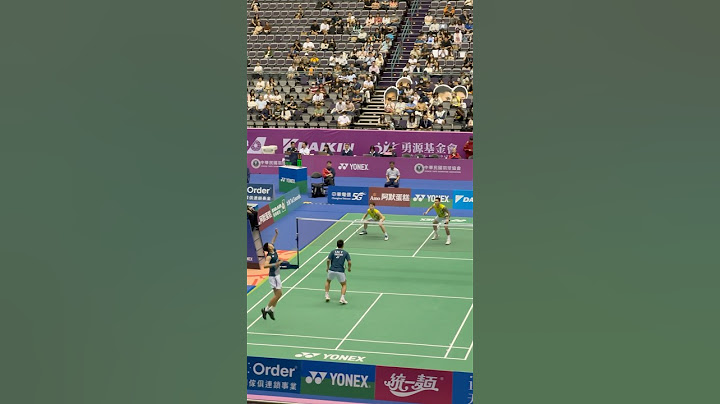 TAIPEI OPEN 2024 ［麟洋配］李洋 王齊麟 起跳重扣得分！！！！#麟洋配 #李洋 #王齊麟#奧運#金牌 #台北羽球公開賽 #羽球