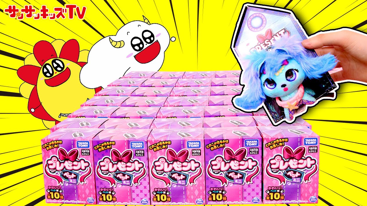 大量のわんこが欲しい～！プレゼントペットミニと公園であそぶよ！親子