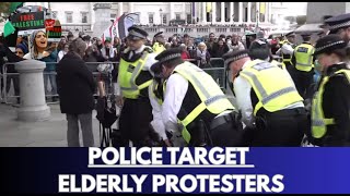 SHAMELESS London Palestine ACTION Protesters ROUNDED Up By POLICE