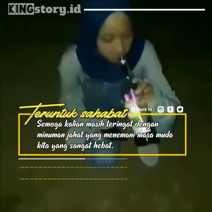 STATUS WA 006 / Lagu terbaru - Caption keren ( Cewek minum Anggur Merah )