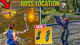 Fortnite *WILDGUARD RELIK BOSS* LOCATION! Fortnite Mythic MK-ALPHA RIFLE + Cloak Gauntles  Gameplay