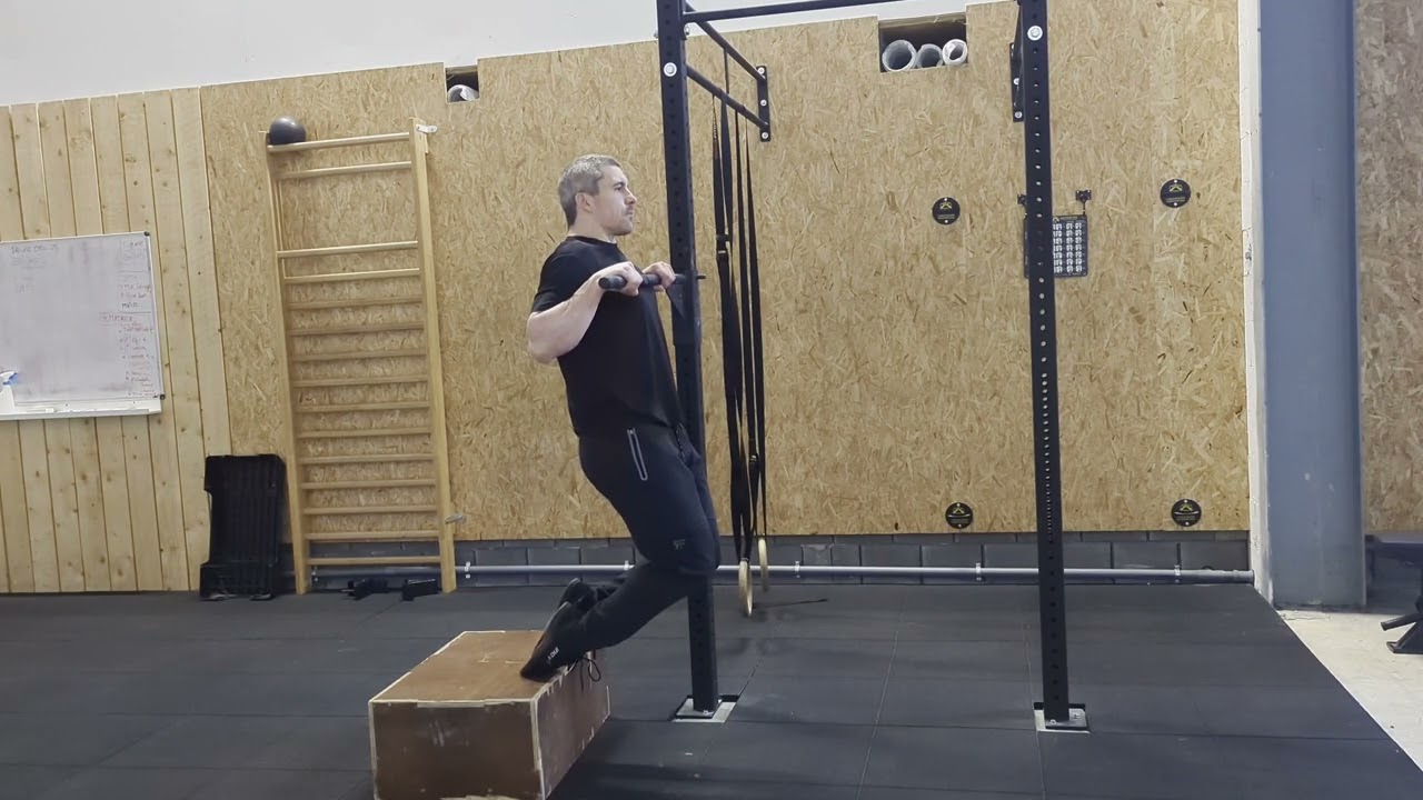 Toes Assisted Chest-to-Bar Hold + Negative Pull-up