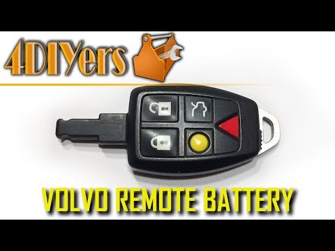DIY: Volvo Key Fob Battery Replacement and Disassembly