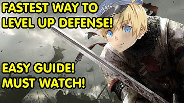 LEVEL UP DEFENSE SUPER FAST! | BEST Method FAST & EASY In Rune Factory 5! | Tips & Tricks!