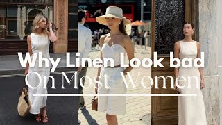 Why 90% Women Don't Look Good In Linen | How Elegant Women Fix It 