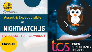 assert and expect visible in nightwatch || assert vs expect