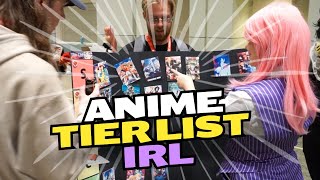 ANIME TIER LIST IRL!! Anime Frontier 2024