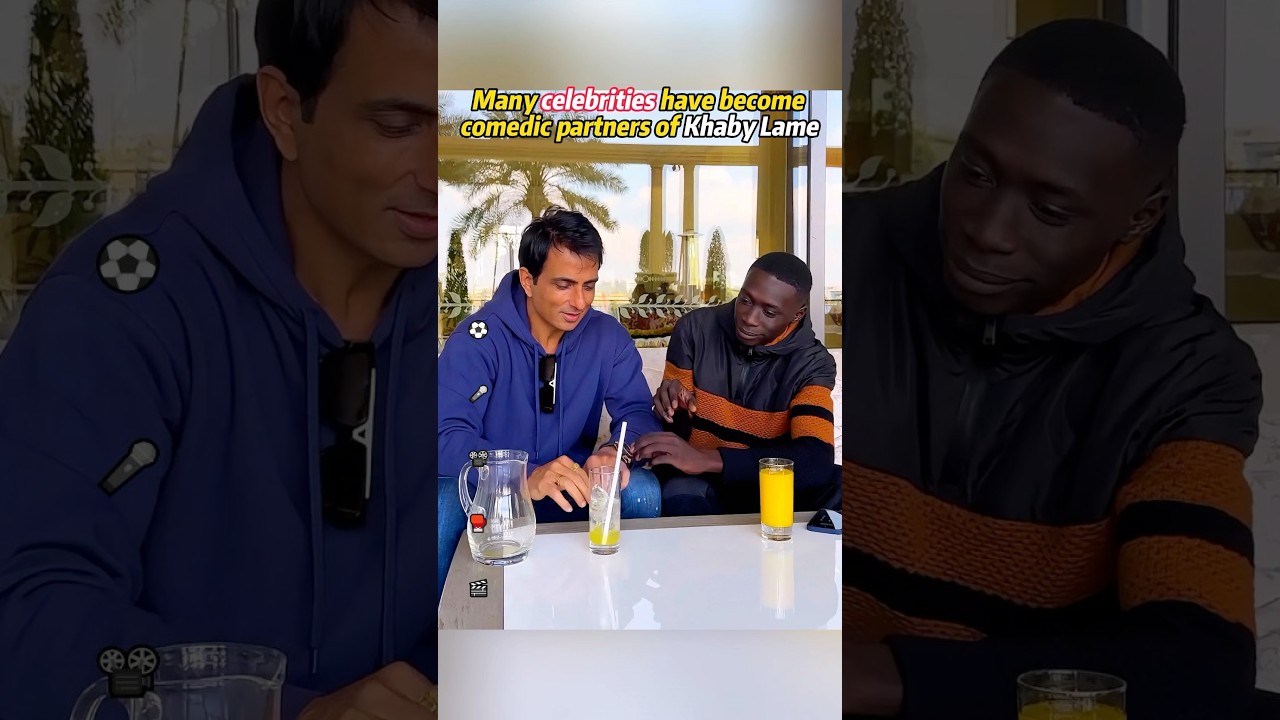 Many celebrities have become comedic partners of Khaby Lame 😂🤯 #funnyvideo#KhabyLame#reaction#funn