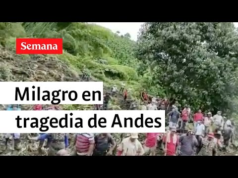 Así fue el rescate de María, un milagro en la tragedia de Andes, Antioquia | Videos Semana