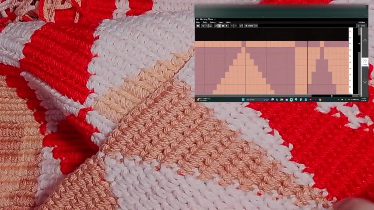 Day 25 Starting FINAL SECTION #5 | Rows 77-79 | Crochet Along | Tapestry Crochet