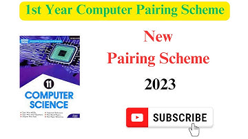 1st Year Computer Science Pairing || New Pairing Scheme 2023