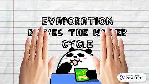 hydrologic cycle- Evaporation process
