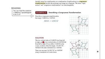 4.4 Congruence & Transformations