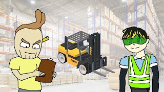 Jacob's Forklift Shonen Webtoon  Drawfee Animated