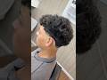 Curly hair with taper 😮💨 #curlyhair #taperfade #hairstyle #barber #haircut