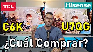 😱 ¡CALIDAD PRECIO BRUTAL! TCL C6K vs HISENSE U7QG 🖥️ ¿La mejor compra de 2026?