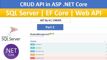 Part 2 : CRUD API in ASP.NET Core – POST & GET by ID | EF Core + SQL Server