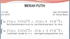 Merah Putih - Gombloh | SATB â€" Teks Kor Lagu Pop Nasional Not Angka  - Durasi: 2:22. 